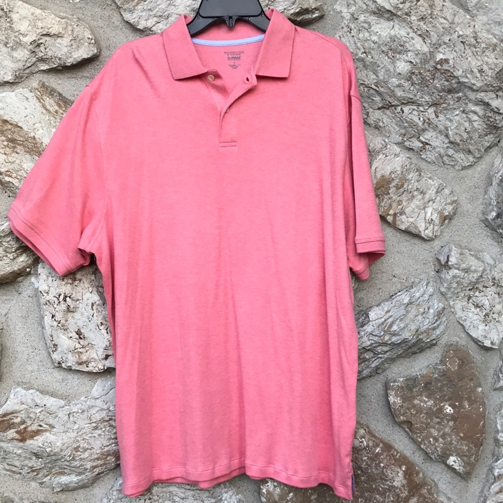 Roundtree & Yorke Supima Cotton shirt sleeve Polo - Men